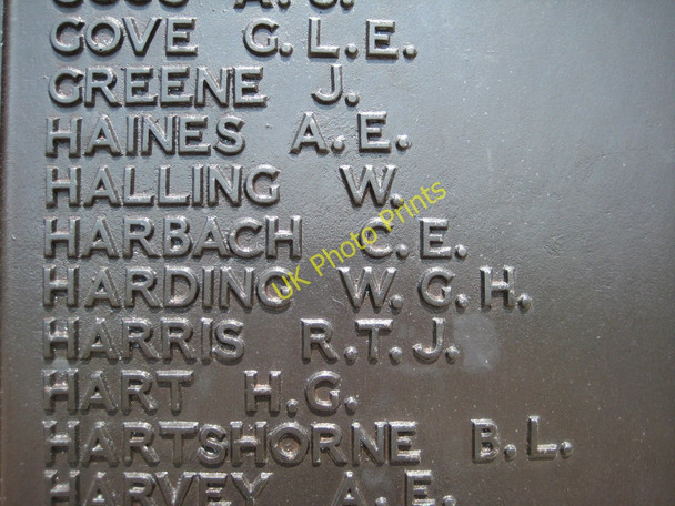 Photo 6"x4" Names on Naval War Memorial, Plymouth Hoe Mount Batten c2011