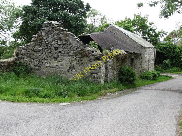 Photo 6"x4" Old farm buildings at Ballystokes Saul\/J5046 c2011