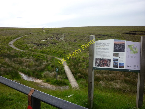 Photo 6"x4" The Pennine Way at Haigh Gutter Bleak Hey Nook c2011