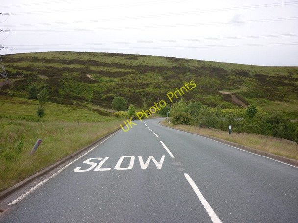 Photo 6"x4" The A640, Huddersfield Road Denshaw c2011