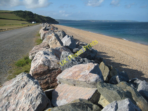 Photo 6"x4" Sea defences above Beesands Beesands c2011