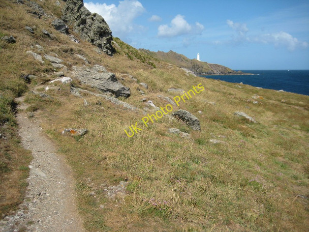 Photo 6"x4" Coast path approaching Start Point Bickerton\/SX8138 c2011