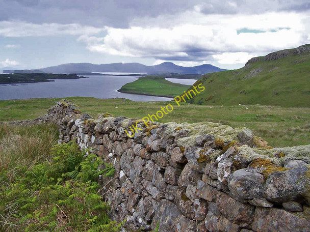 Photo 6"x4" Over the wall towards Loch Harport Coillore c2011