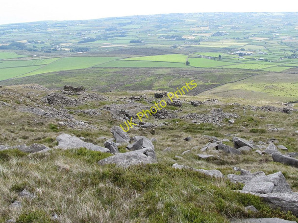 Photo 6"x4" Former granite working on the south-eastern slopes of Slieve Binnian Annalong c2011