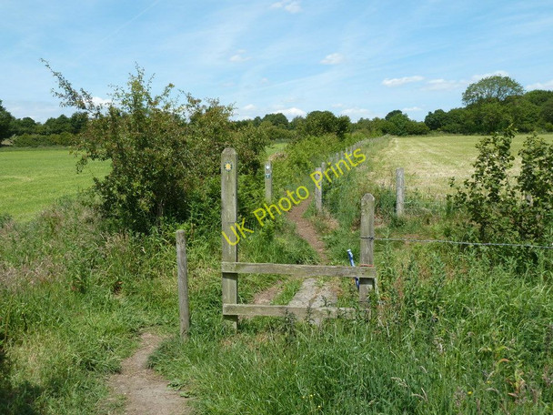 Photo 6"x4" Footpath junction near Lightwood Lightwood\/SK3782 c2011