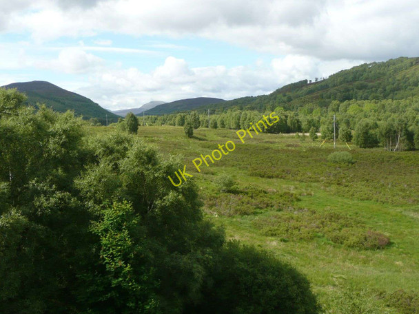 Photo 6"x4" Looking up Glen Tromie Drumguish\/NN7999 c2011
