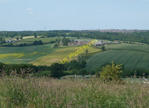 Photo 6"x4" Overlooking The Moss valley Apperknowle c2011