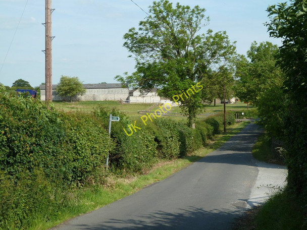 Photo 6"x4" Unstone Road near Four Acres The Brushes c2011