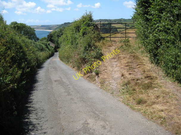 Photo 6"x4" Lane at Stoke Fleming Stoke Fleming c2011