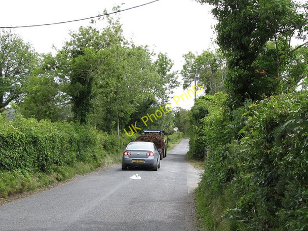 Photo 6"x4" View south along Ballyardle Road Kilkeel c2011