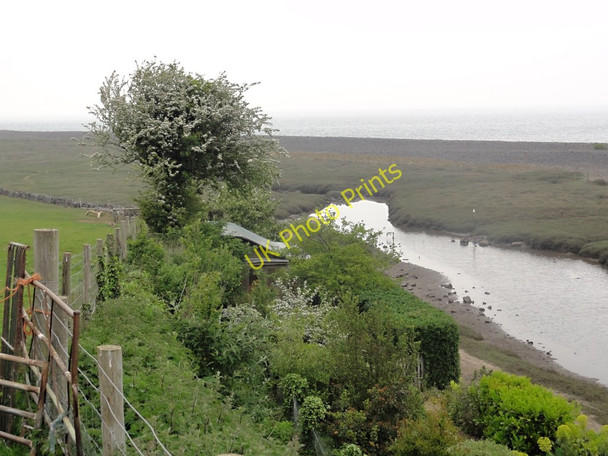 Photo 6"x4" Lagoon at Porlock Weir Porlock Weir c2011