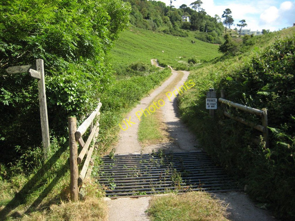 Photo 6"x4" Private track above Mill Cove Dartmouth c2011