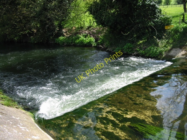 Photo 6"x4" Weir on the Great Stour Horton\/TR1155 c2008