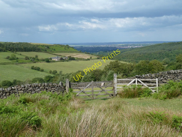Photo 6"x4" Valley view, Cat Hole Nether Loads c2011