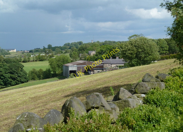 Photo 6"x4" Valley farms by Hunger Hill Nether Loads c2011