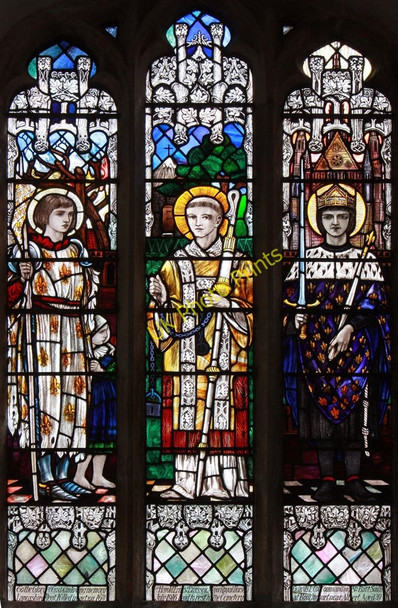 Photo 6"x4" St Leonard, Apethorpe - Stained glass window Apethorpe c2011 P1