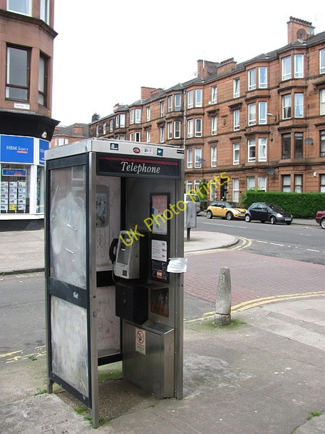 Photo 6"x4" Telephone box, Dennistoun Glasgow c2011