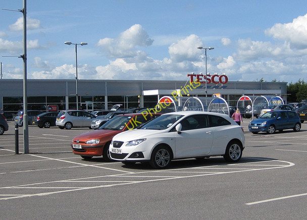 Photo 6"x4" Tesco car park, Egglescliffe Egglescliffe c2011