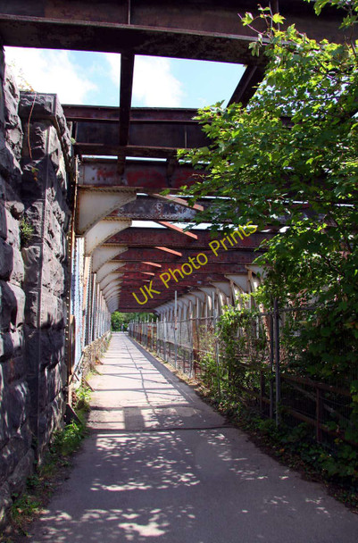 Photo 6"x4" Path on the Ashton Avenue Bridge Bower Ashton c2011