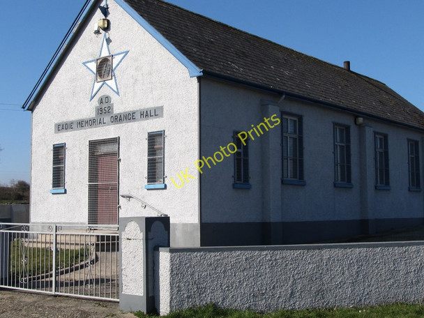 Photo 6"x4" The Eadie Memorial Orange Hall at the junction of Sabbath Hill and Longstone Road Ballymartin c2011