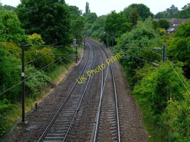 Photo 6"x4" Railway line at Stansted Mountfitchet Stansted Mountfitchet c2011