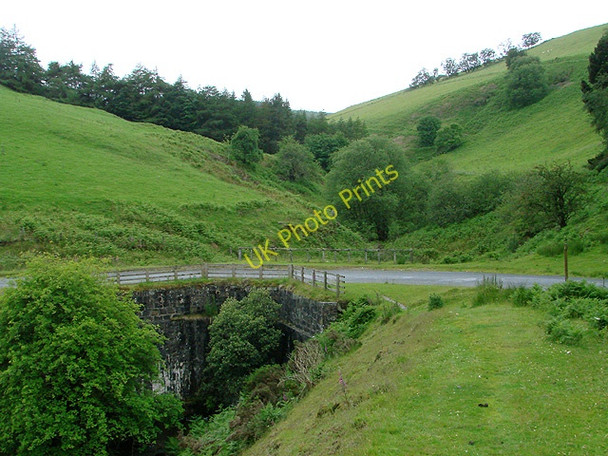 Photo 6"x4" Road bridge over Nant Croes Braichyfedw c2011