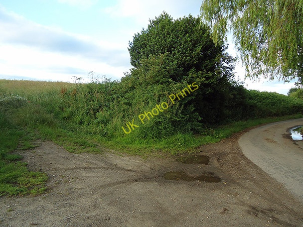 Photo 6"x4" Farm track meets Mill Road Bradfield\/TM1430 c2011