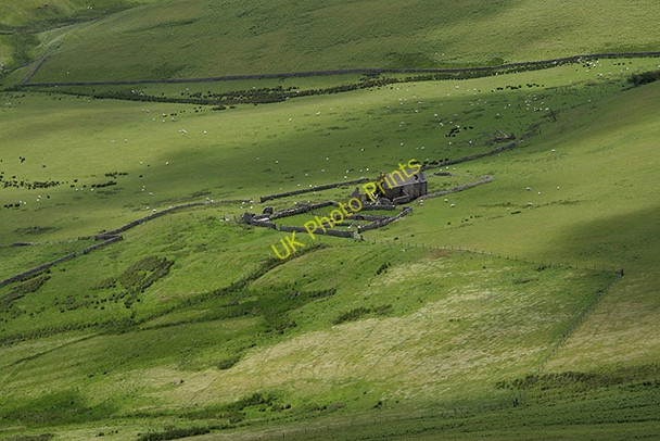 Photo 6"x4" South Cote from Hownam Law Mowhaugh c2011
