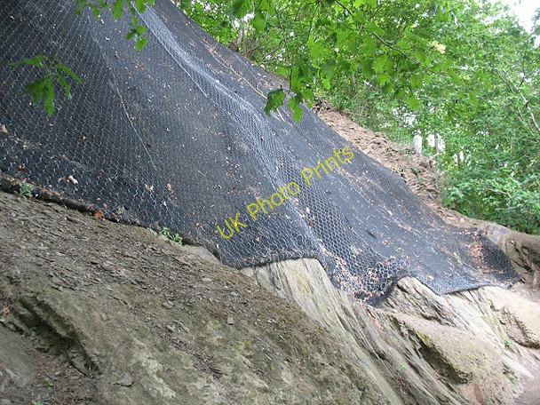 Photo 6"x4" Rock netting under the viaduct Keswick\/NY2623 c2011