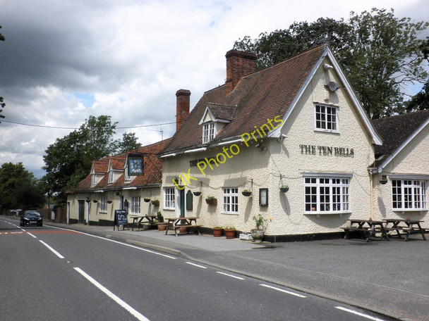 Photo 6"x4" The Ten Bells, Stonham Aspal Stonham Aspal c2011