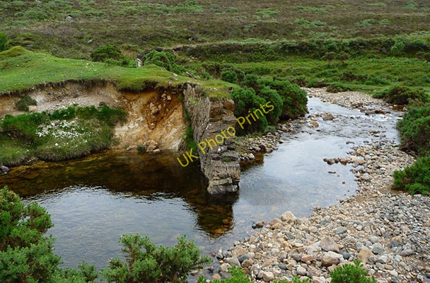 Photo 6"x4" Dyke exposed by the Allt Beinn Deirge Blackpark\/A' Phairce Dhubh c2011