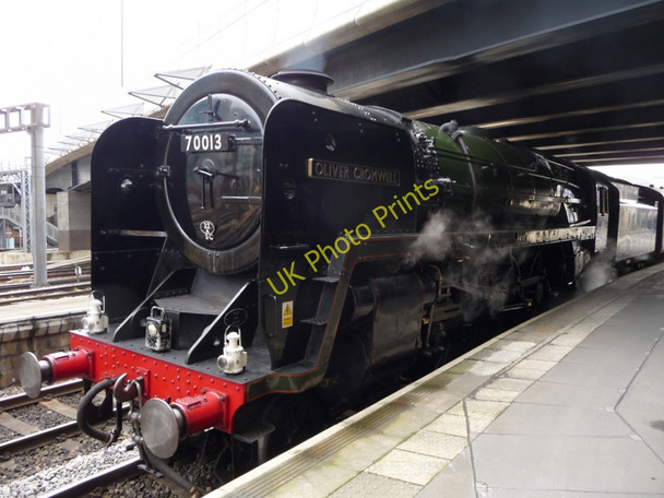 Photo 6"x4" Oliver Cromwell Steam Locomotive, Paddington Station, London Paddington\/TQ2681 c2011