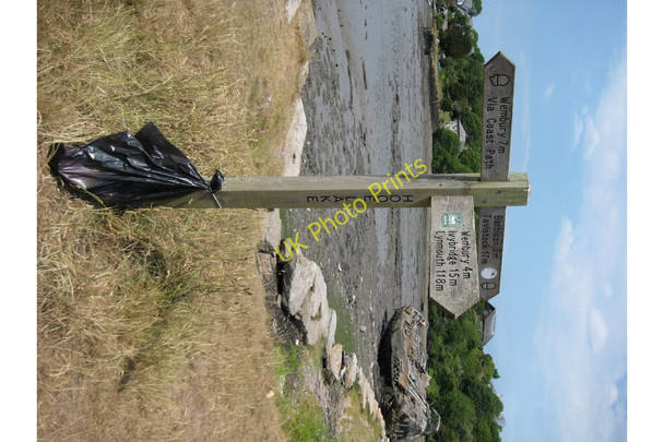 Photo 6"x4" Footpath sign, Hooe Lake Hooe\/SX5052 c2011