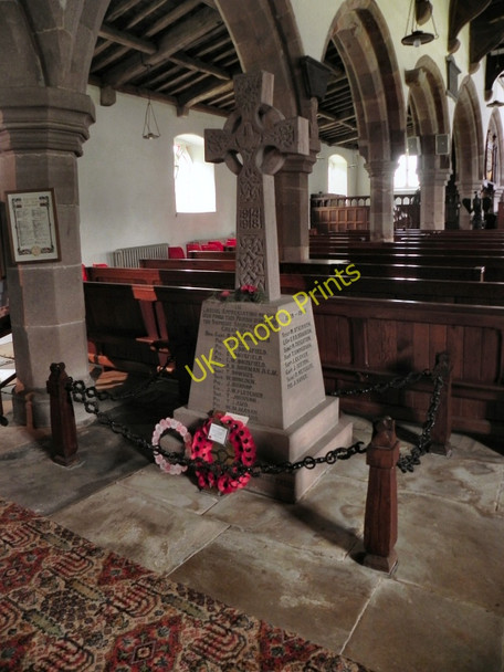 Photo 6"x4" War Memorial, St Michael's Church, Brough Church Brough c2011