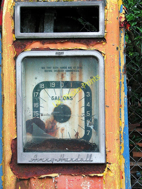 Photo 6"x4" Old petrol pump beside the A145 road, Shadingfield Shadingfield c2011