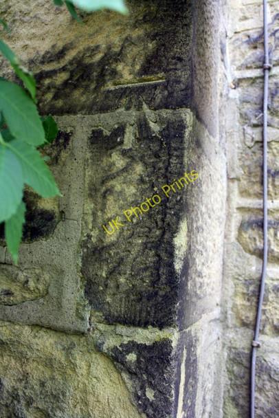 Photo 6"x4" Benchmark on Bradford MDC Social Services building Bingley\/SE1139 c2011