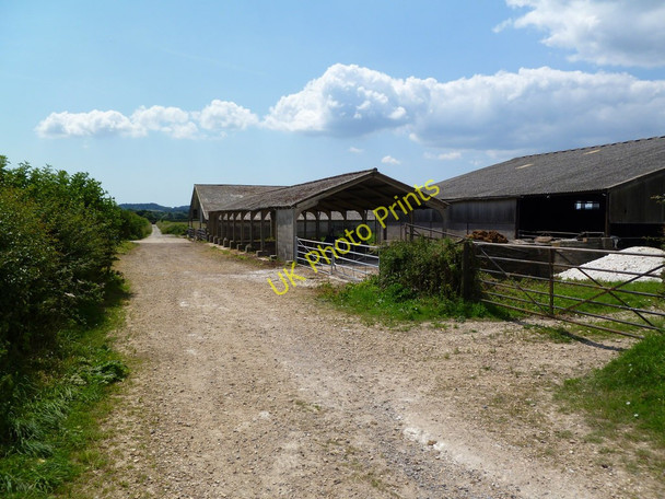 Photo 6"x4" Shapwick, barns Shapwick\/ST9301 c2011