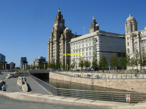 Photo 6"x4" Liverpool waterfront Seacombe c2011