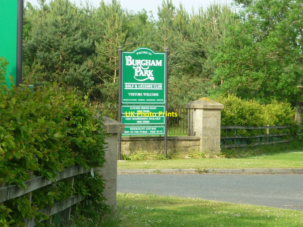 Photo 6"x4" Entrance to Burgham Park Golf Club Causey Park Bridge c2011