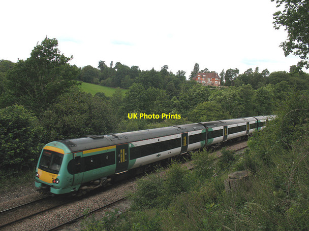 Photo 6"x4" Passing train near Forge Farm Birchden c2011