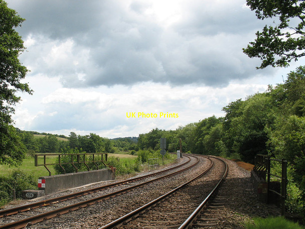 Photo 6"x4" Railway bridge over a beck Birchden c2011