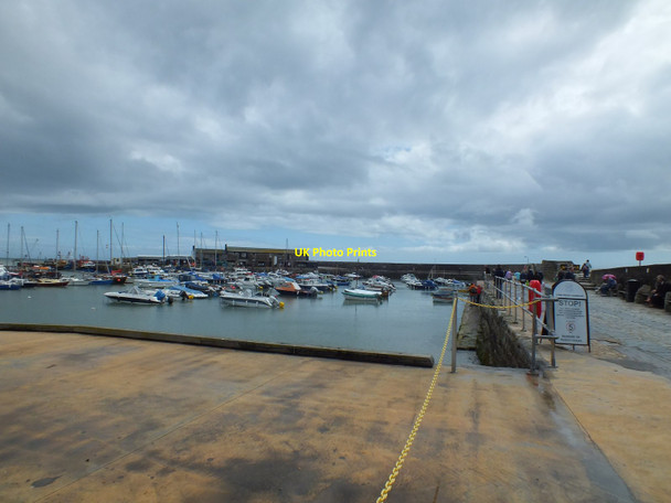 Photo 6"x4" Lyme Regis Harbour Lyme Regis c2011