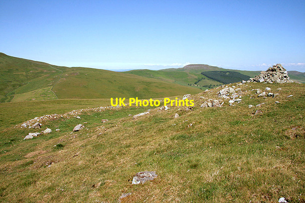 Photo 6"x4" A cairn at The Castles Hill Fort Mowhaugh c2011