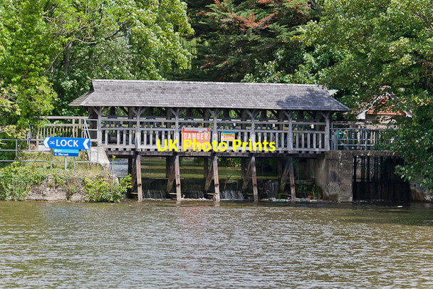 Photo 6"x4" Weir below Iffley lock Iffley c2011