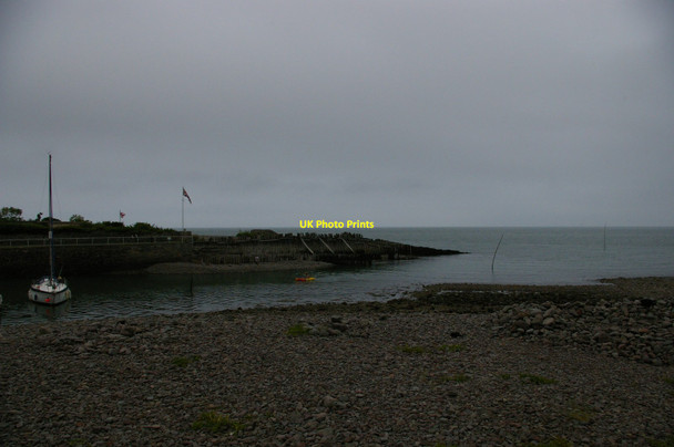Photo 6"x4" Porlock Weir: entrance to harbour Porlock Weir c2011