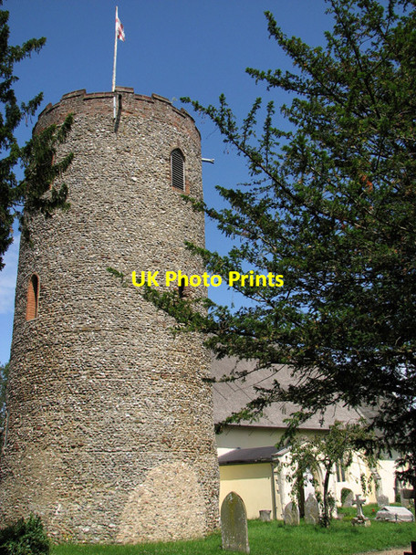 Photo 6"x4" St Andrew's church in Bramfield Bramfield\/TM4073 c2011 P1