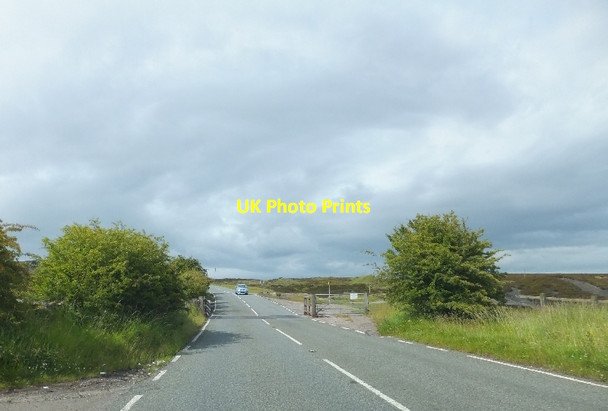 Photo 6"x4" Cattle grid and road to Abergavenny Blaenavon c2011