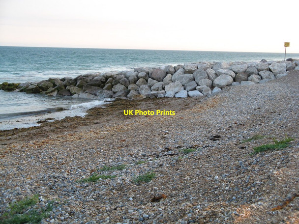 Photo 6"x4" Sea Defence Rocks, East Worthing East Worthing c2011