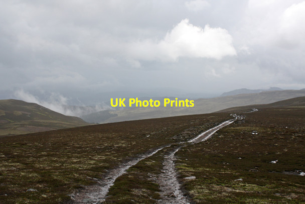 Photo 6"x4" Track on Carn nan Suilean Dubha Carn an Fhuarain Duibh c2011