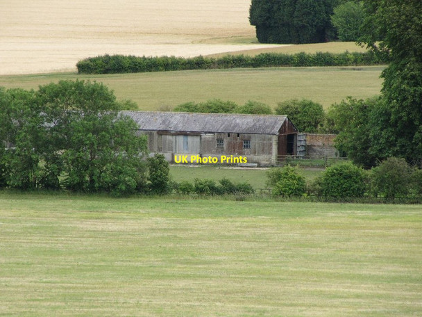 Photo 6"x4" Towards Upper Farm Chilton\/SU4885 c2011